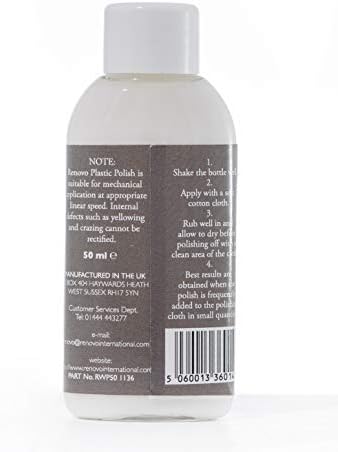 Renovo RWP501136 International Plastic Window Polish, 50 ml - Image 3
