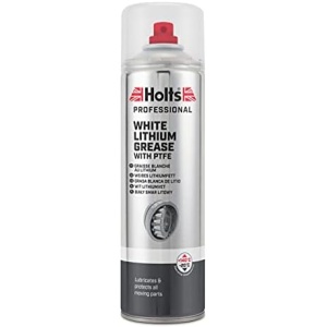 Holts White Lithium Grease Spray, Heavy Duty Grease For Moving Parts, High