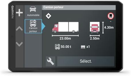 Garmin dēzl LGV810, HGV Truck GPS Sat Nav, 8" display, Custom Truck Routing - Image 3