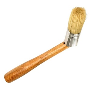 Steelman Euro Lube Applicator Brush, Angled, Stiff Bristles, for Paste-Style