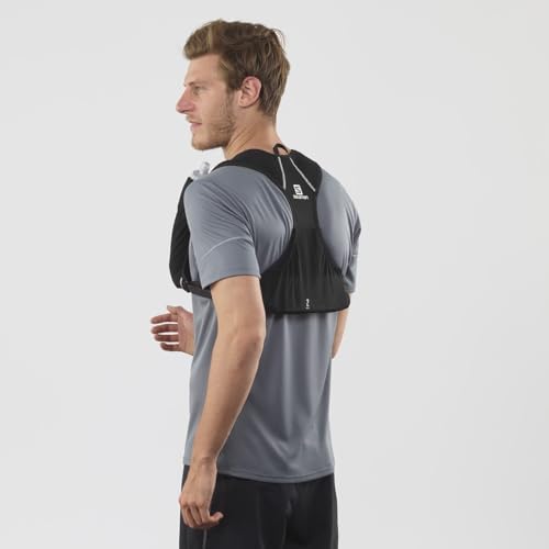 Salomon Agile 2 Set Unisex Running Vest with Flask Included, Essential Capacity - Image 4