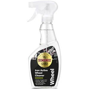 Simoniz Iron Active Car Wheel Cleaner Spray, Fast-Acting Tyre Cleaner To Remove