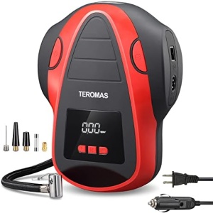 TEROMAS Tire Inflator Air Compressor, Portable DC/AC Air Pump