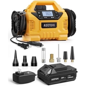 AstroAI Cordless Tire Inflator Portable Air Compressor for Car 160PSI