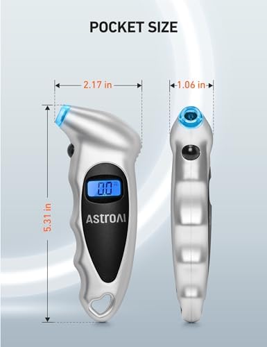 AstroAI Digital Tire Pressure Gauge 150 PSI 4 Settings for Car Truck Bicycle - Image 5