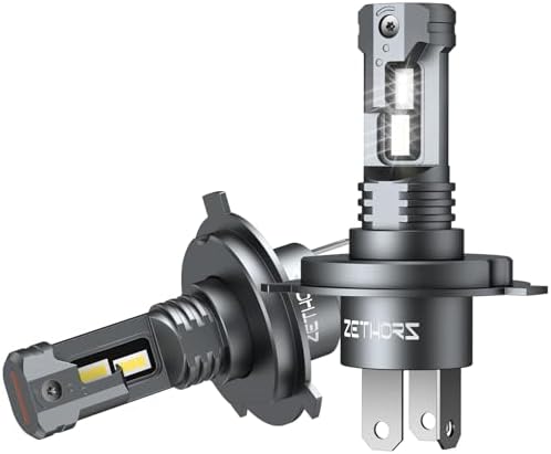 Zethors H4 9003 HB2 LED Headlight Bulbs, 400% Brighter Wireless LED Bulbs - Image 6