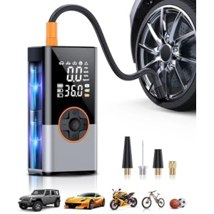 Tire Inflator Portable Air Compressor, 20000mAh & 150PSI Portable Air Pump