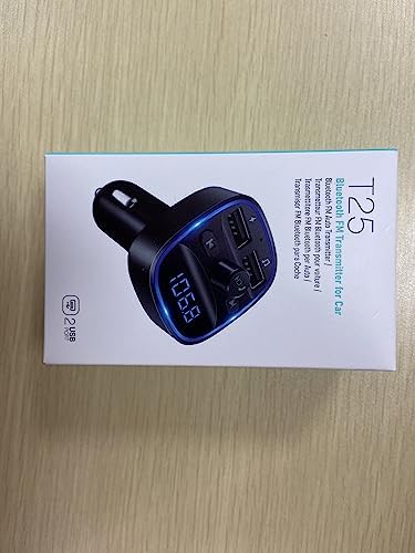 LENCENT FM Transmitter, Bluetooth FM Transmitter Wireless Radio Adapter Car Kit - Image 9