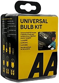 AA Compact Universal Car Bulb/Fuse Kit AA0552 - Includes Popular Halogen Bulbs