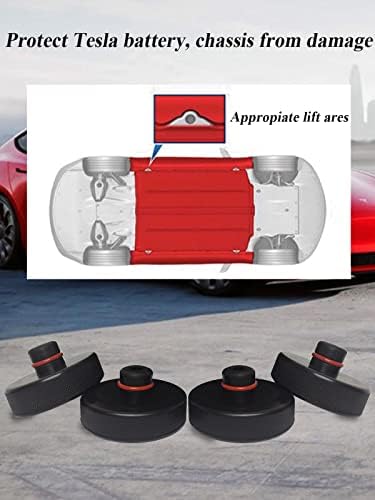 SYOAUTO Jack Pad for Tesla Model 3/Y/S/X Tesla Pucks Rubber - Image 2