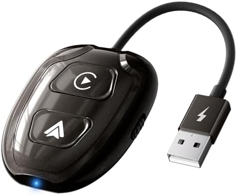 LXJADAP 2-in-1 Wireless CarPlay Adapter & Android Auto Wireless Car