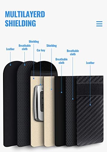 Faraday Pouch for Car Keys, Faraday Bag, Car RFID Signal Blocking Holder - Image 4