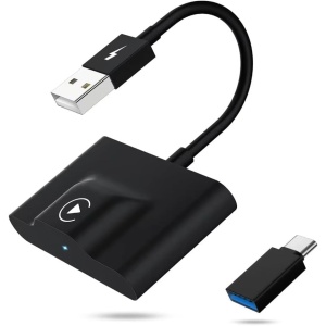 Teeran CarPlay Wireless Adapter for Factory Wired CarPlay 2023 Upgrade Plug