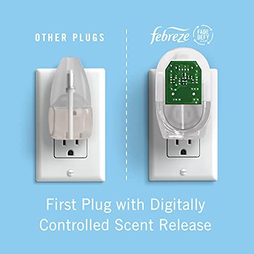 Febreze Odor-Eliminating Fade Defy PLUG Air Freshener, Linen & Sky, Starter Kit - Image 5