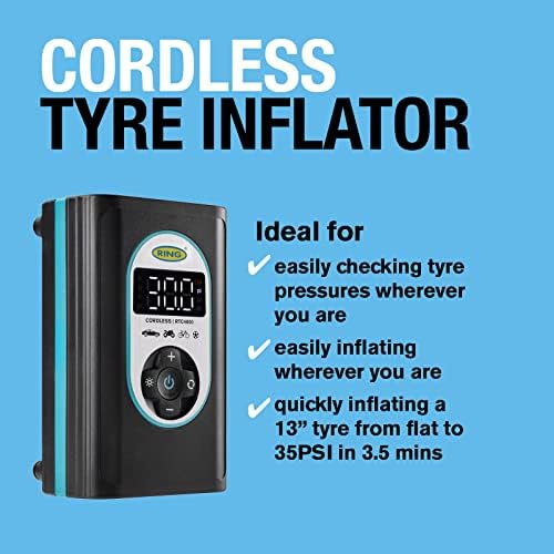Ring Automotive RTC4000 cordless tyre inflator air compressor car pump. - Image 3