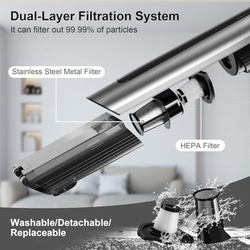 NEXPOW Car Vacuum, 18000PA Handheld Vacuum Cordless - Image 6