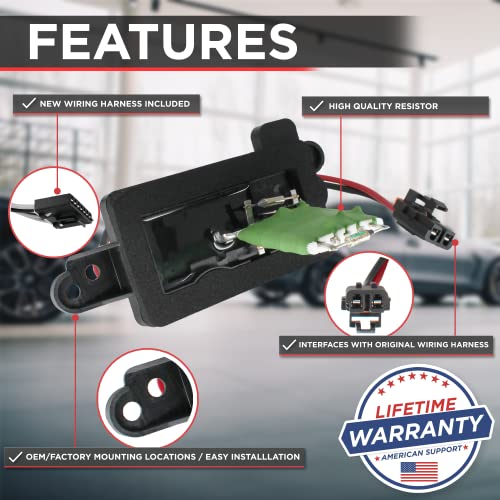 HVAC Blower Motor Resistor Kit with Harness 89019088 973-405 by Bryant Auto - Image 3