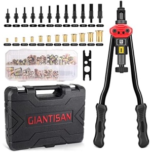 Rivet Nut Tool, GIANTISAN 16-Inch Rivnut Tool Kit with 12 Metric