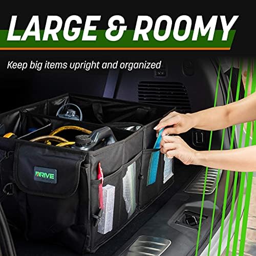 Drive Auto Car Organizer - Durable, Foldable Car Trunk Organizer for SUV - Image 7