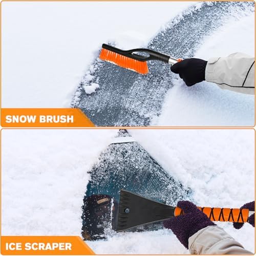 UMUACCAN Snow Brush, Detachable Ice Scraper for Car Windshield - Image 3