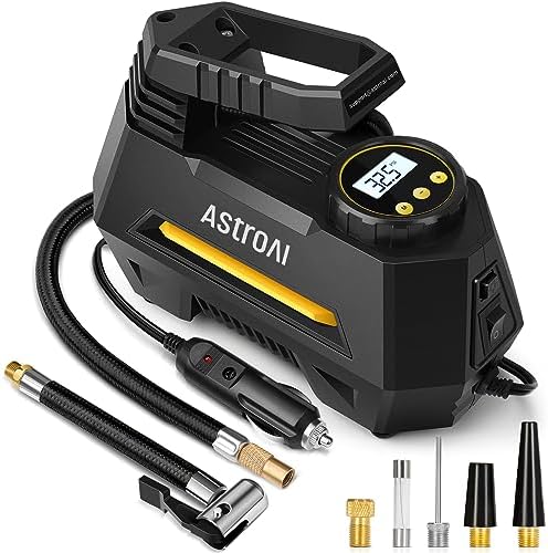 AstroAI Air Compressor Tire Inflator Portable Air Pump for Car Tires 12V DC Auto