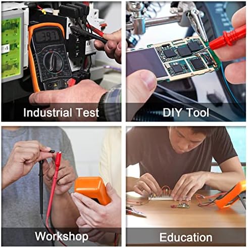 Digital Multimeter Voltmeter Battery Voltage Multi Tester AC DC Volt OHM Amp - Image 6