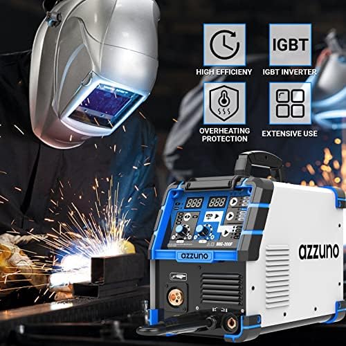 AZZUNO 200A MIG Welder,110V/220V Dual Voltage multiprocess welder - Image 3