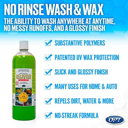 Optimum No Rinse Wash and Wax – 32 oz., Rinseless Car Wash and Wax - Image 4