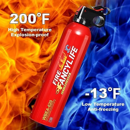 Fancylife Fire Extinguishers for Kitchen - 620ml 1.6 Lb Abc Small - Image 5