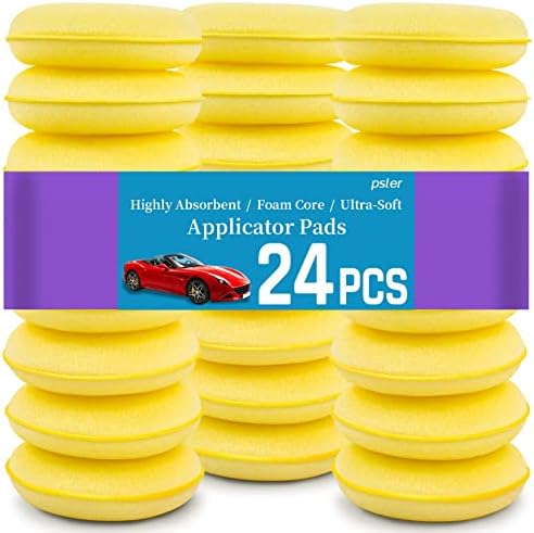 psler Foam Car Wax Applicator Pad Foam Applicator Pads Detailing Round 4 inch