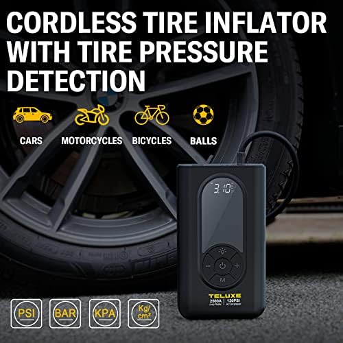 TELUXE Jump Starter with Air Compressor, 2500A 120PSI Car Battery Jump Starter - Image 3