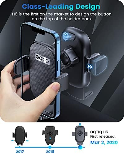OQTIQ 3-in-1 Suction Cup Phone Holder Windshield/Dashboard/Air Vent - Image 2