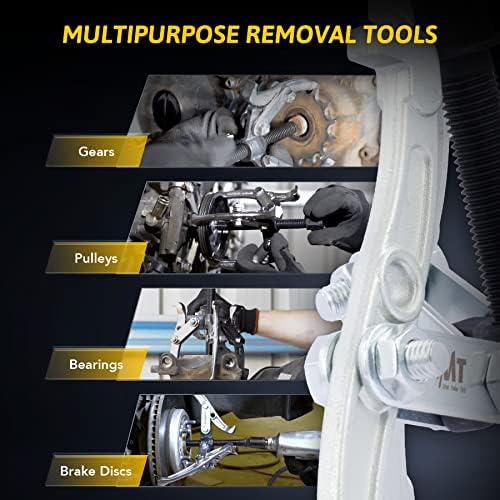 Orion Motor Tech Gear Puller Set, 3" 4" 6" 3 Jaw Puller Kit for Pulley Gear - Image 3