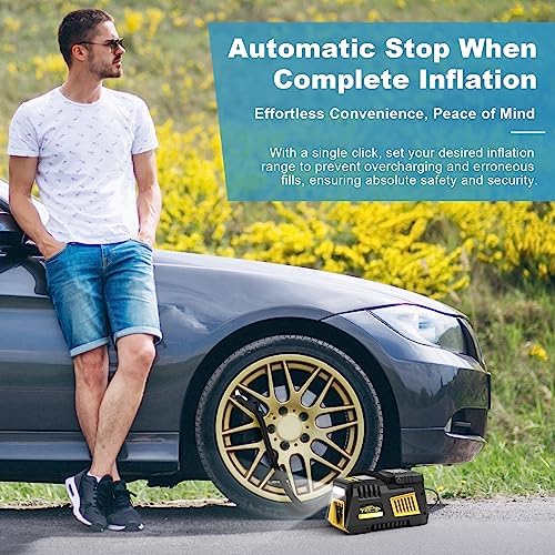 Portable Tire Inflator Digital Air Compressor 12V DC Tire Air Pump Car - Image 3