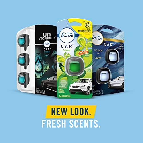 Febreze Car Air Freshener Vent Clip Old Spice Scent, 07 oz. Car Vent Clip - Image 9