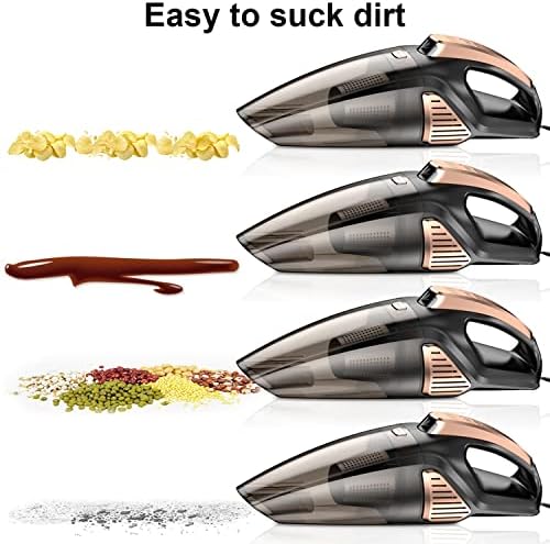 Banaton Car Vacuum Cleaner 7000PA 106W 12V Car Vacuum with LED Light Low Noise - Image 7