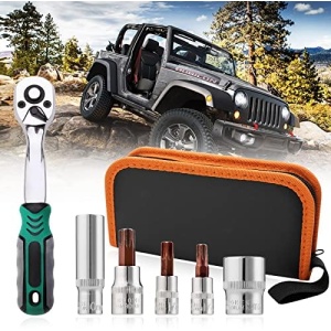 Xislet Torx Tool Kit Compatible with 2007-2020 Jeep Wrangler JL JK & Gladiator