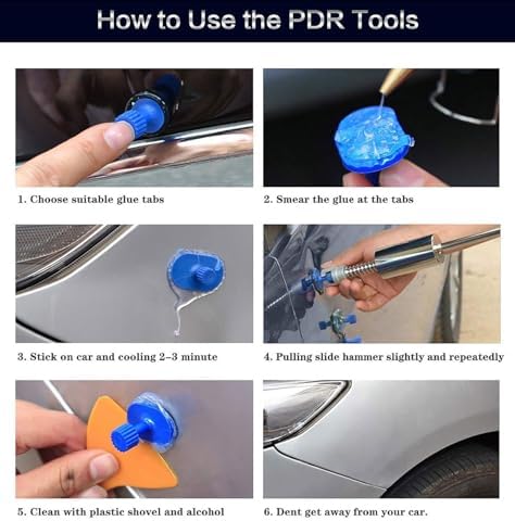 BxuxJar Dent Removal Kit for Car Suction Dent Puller Small Hail Dent Repair Kit - Image 2
