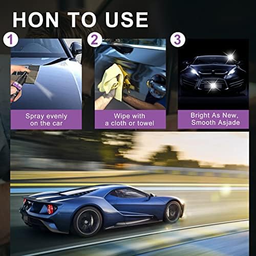 3 in 1 High Protection Quick Coating Spray, Car Scratch Nano Repair Spray - Image 5