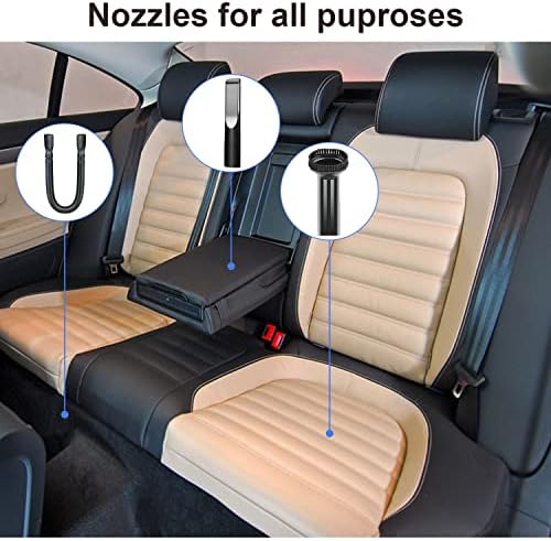 Banaton Car Vacuum Cleaner 7000PA 106W 12V Car Vacuum with LED Light Low Noise - Image 4