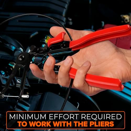 Radiator Hose Clamps Pliers Tool - Hose Clamp Plier Wire Clamp Tool Long Reach - Image 7