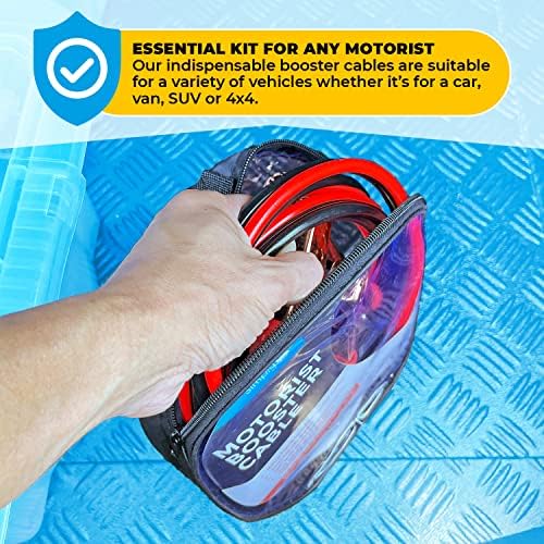 Simply SM200 Zip-bag Motorist Jump Leads Booster Cable 200AMP 2.5M Long - Image 7