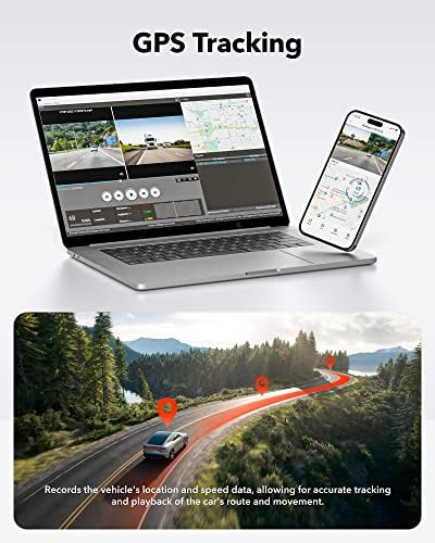 REDTIGER Dash Cam Front Rear, 4K/2.5K Full HD Dash Camera for Cars, Free 32GB - Image 7