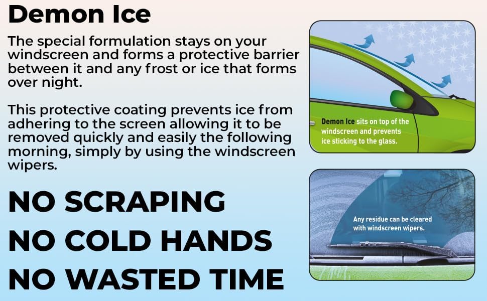 CarPlan Demon Ice, Ice Preventer and De-Icer and 1 Litre (Pack of 1) - Image 5