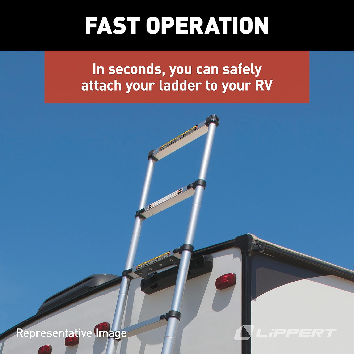 Lippert Components On-The-Go Ladder Telescoping Ladderl - Image 4