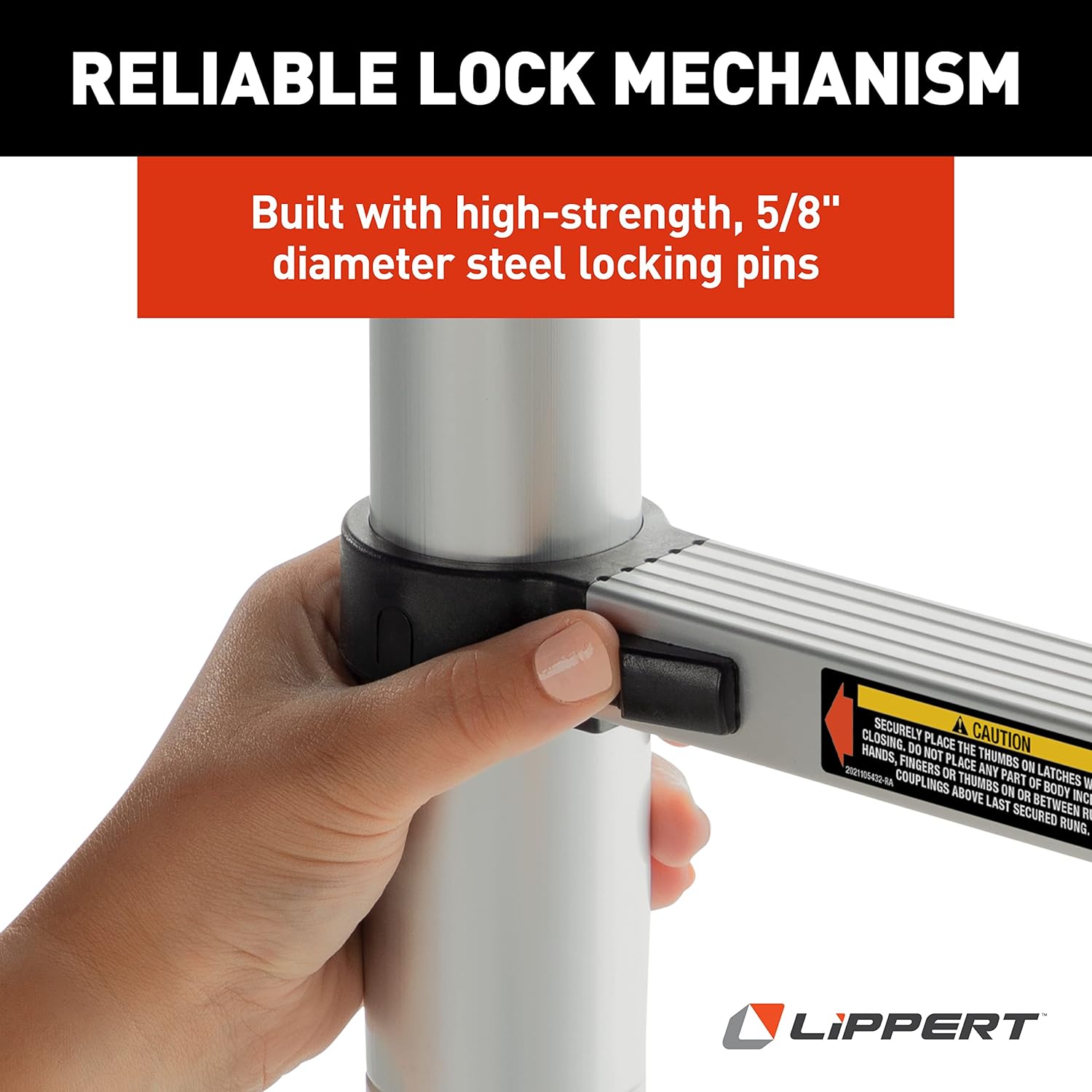 Lippert Components On-The-Go Ladder Telescoping Ladderl - Image 6