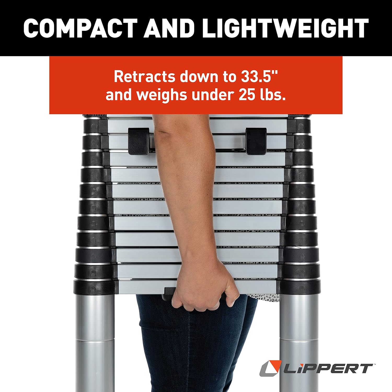 Lippert Components On-The-Go Ladder Telescoping Ladderl - Image 5